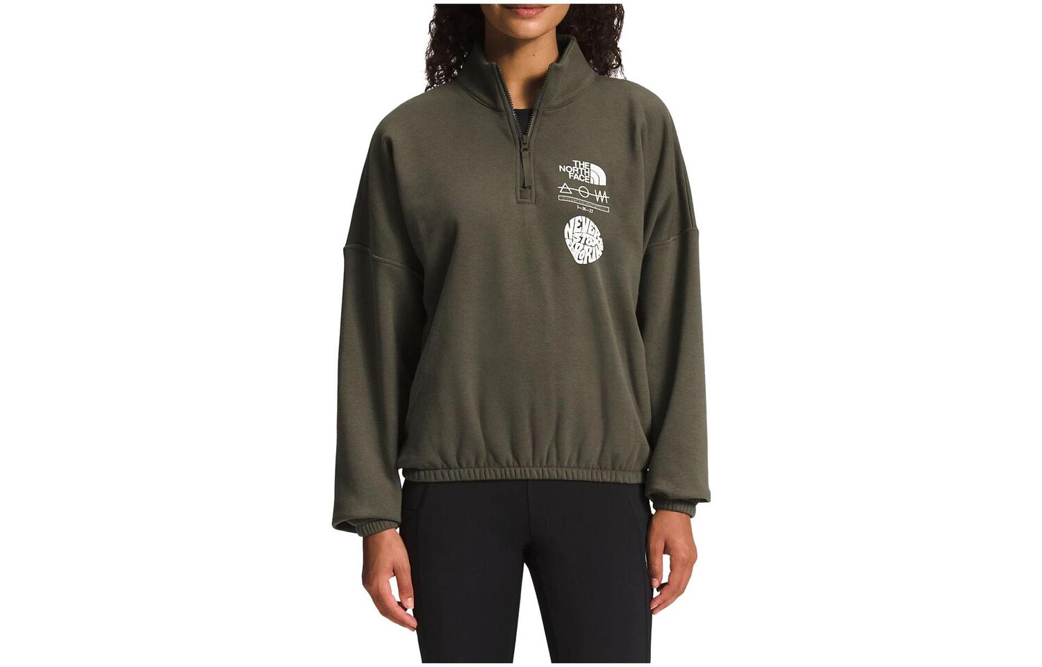 Свитшот женский темно-зеленый The North Face
Свитшот женский темно-зеленый The North Face