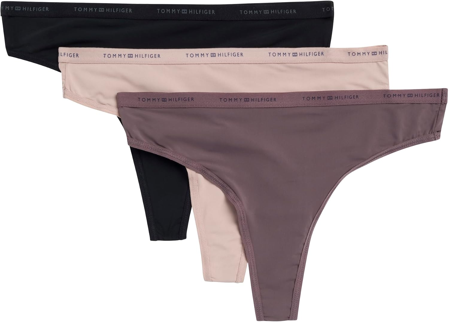 Женские стринги Tommy Hilfiger из микрофибры с эластичным поясом, упаковка 3 шт., Balanced Beige/Sparrow/Black
Женские стринги Tommy Hilfiger из микрофибры с эластичным поясом, упаковка 3 шт., Balanced Beige/Sparrow/Black