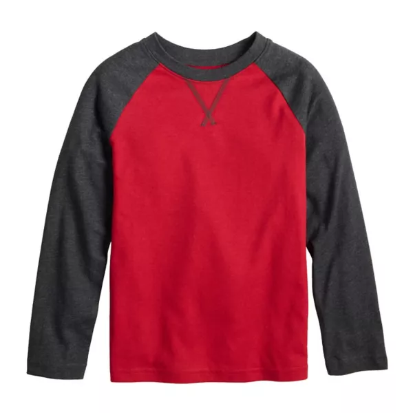 Мальчики 4-12 лет базовый длинный рукав реглан Jumping Beans, цвет cherries
Мальчики 4-12 лет базовый длинный рукав реглан Jumping Beans, цвет cherries