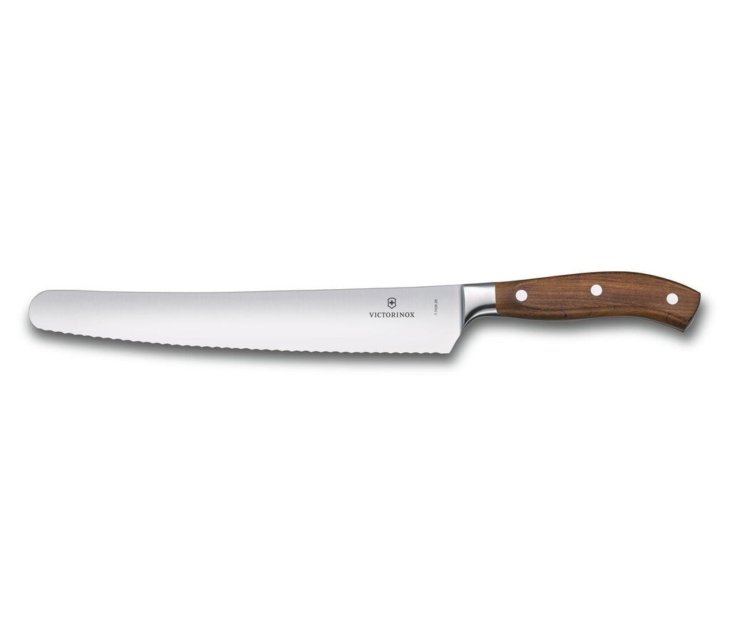 Нож для хлеба и кондитерских изделий VICTORINOX Grand Maître, 26 см, деревянная ручка с зазубринами Victorinox Swiss Army
Нож для хлеба и кондитерских изделий VICTORINOX Grand Maître, 26 см, деревянная ручка с зазубринами Victorinox Swiss Army