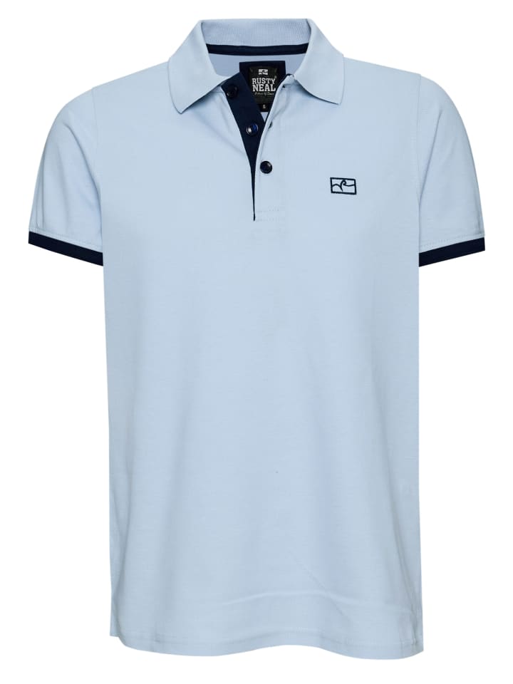 Контрастная рубашка-поло из пике, стандартный крой, светло-голубой/темно-синий Rusty Neal
Контрастная рубашка-поло из пике, стандартный крой, светло-голубой/темно-синий Rusty Neal