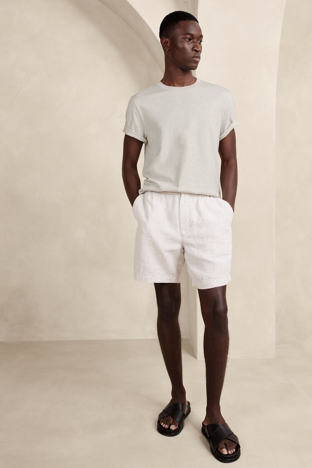 Аутентичная футболка супима Banana Republic, бежевый
Аутентичная футболка супима Banana Republic, бежевый