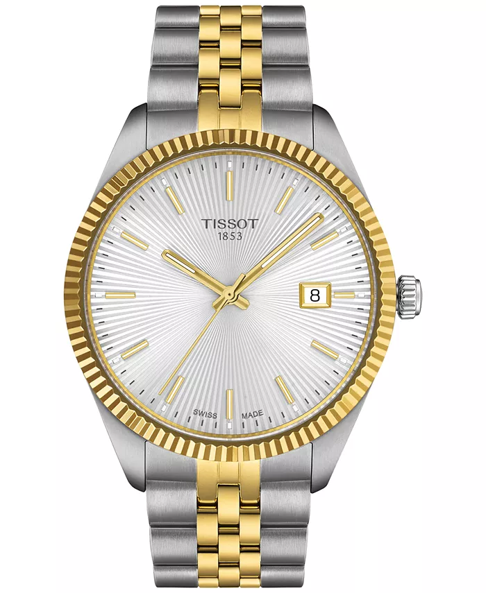 Мужские часы Swiss Ballade с двухцветным браслетом из нержавеющей стали, 40 мм Tissot
Мужские часы Swiss Ballade с двухцветным браслетом из нержавеющей стали, 40 мм Tissot