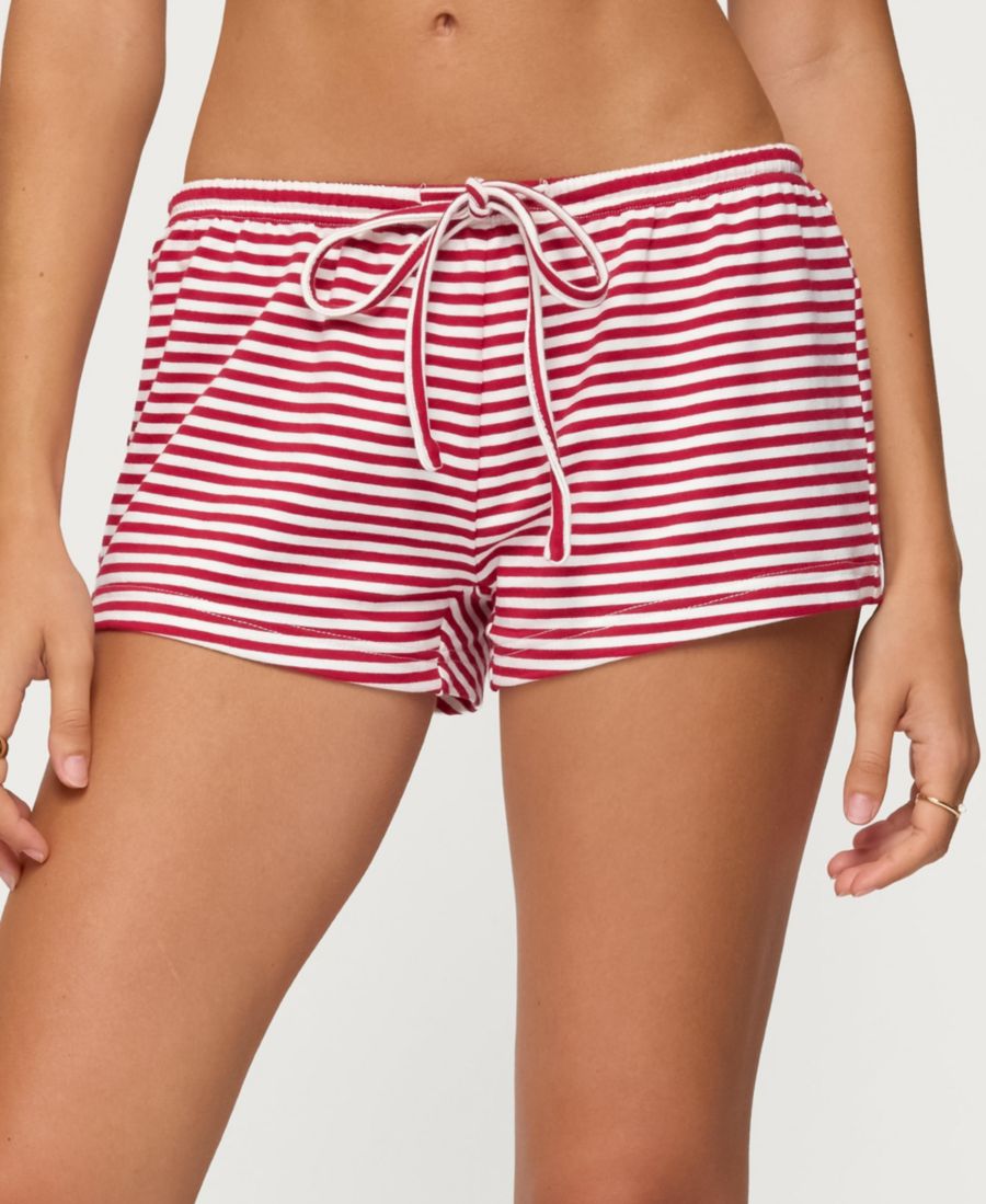 Женские полосатые шорты Jainee на завязках Edikted, Burgundy
Женские полосатые шорты Jainee на завязках Edikted, Burgundy