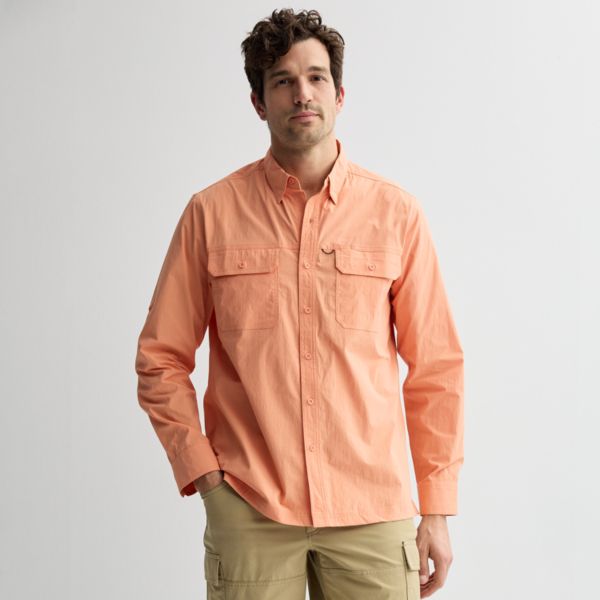 Мужская рубашка с длинным рукавом UPF-50 для активного отдыха Sonoma Goods For Life, цвет briella peach 
Мужская рубашка с длинным рукавом UPF-50 для активного отдыха Sonoma Goods For Life, цвет briella peach