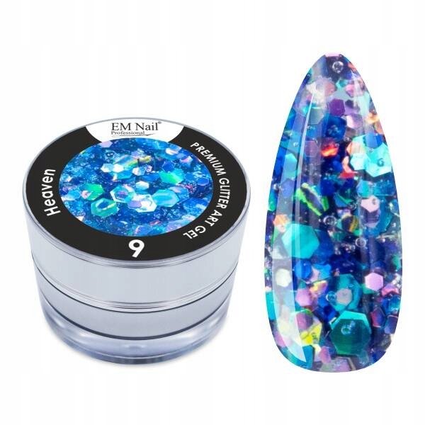 EM Nail Paint Premium Glitter Art Gel Heaven 9 SADOX
EM Nail Paint Premium Glitter Art Gel Heaven 9 SADOX