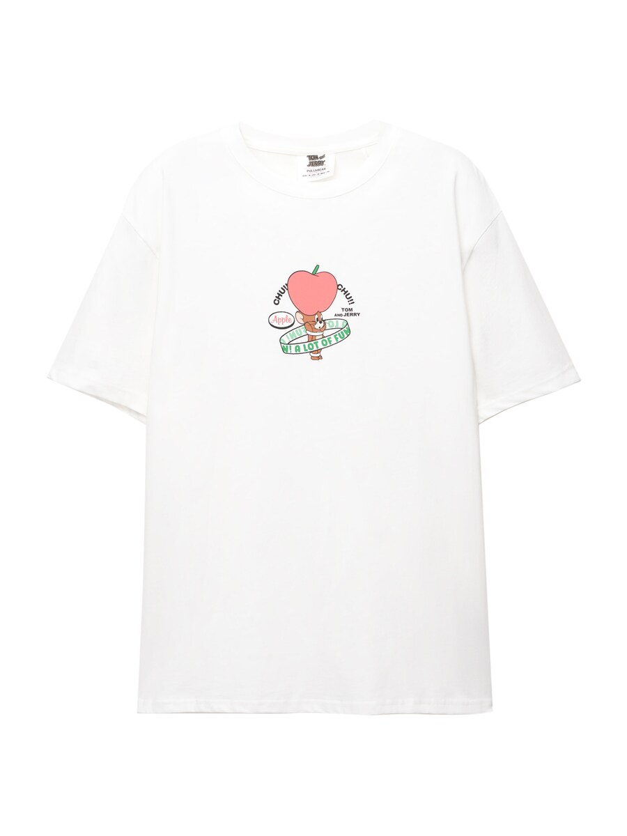 Рубашка Pull&Bear TOM JERRY, белый
Рубашка Pull&Bear TOM JERRY, белый