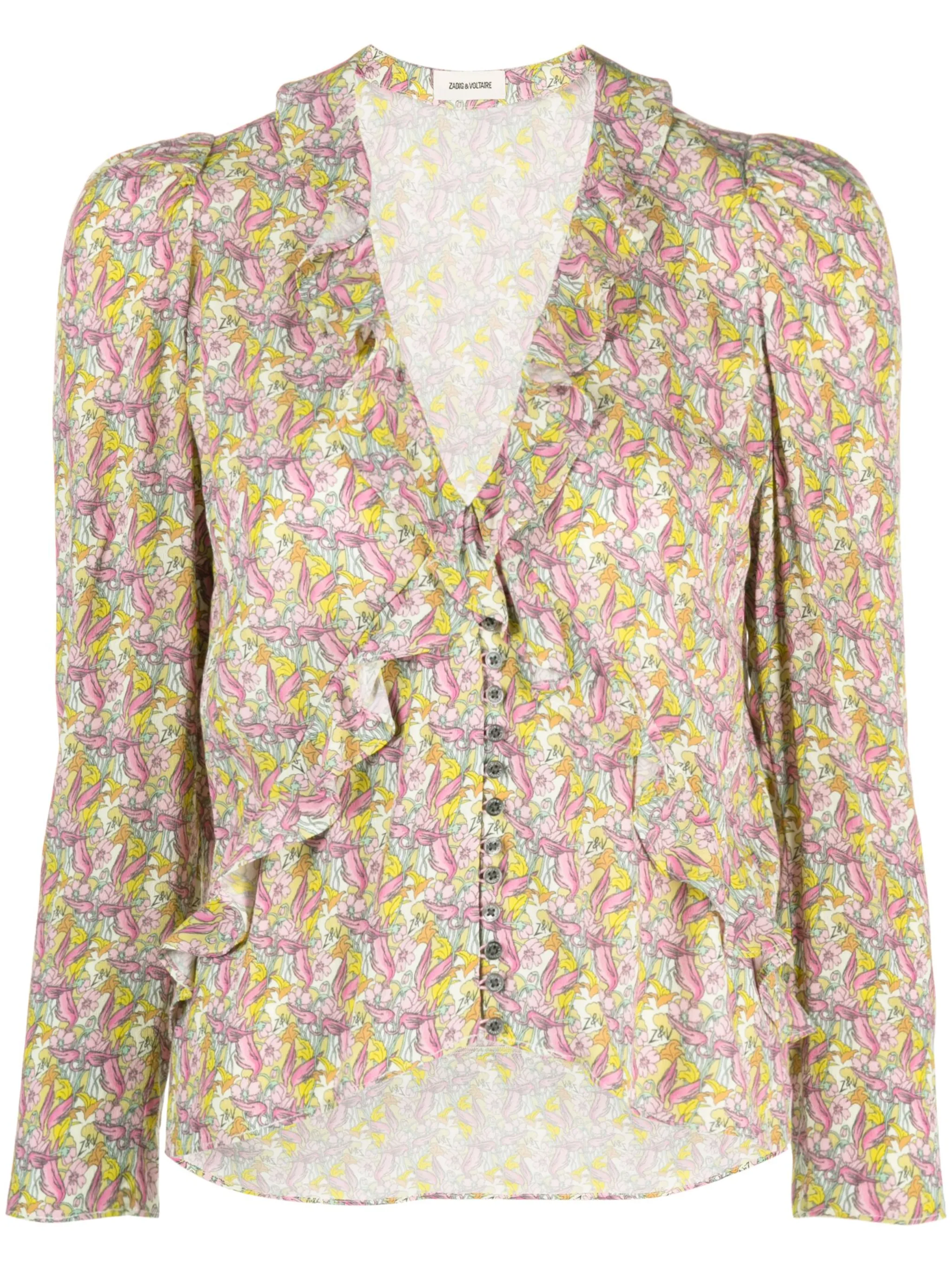 Блузка Tresse с оборками Zadig&Voltaire, нейтральный
Блузка Tresse с оборками Zadig&Voltaire, нейтральный