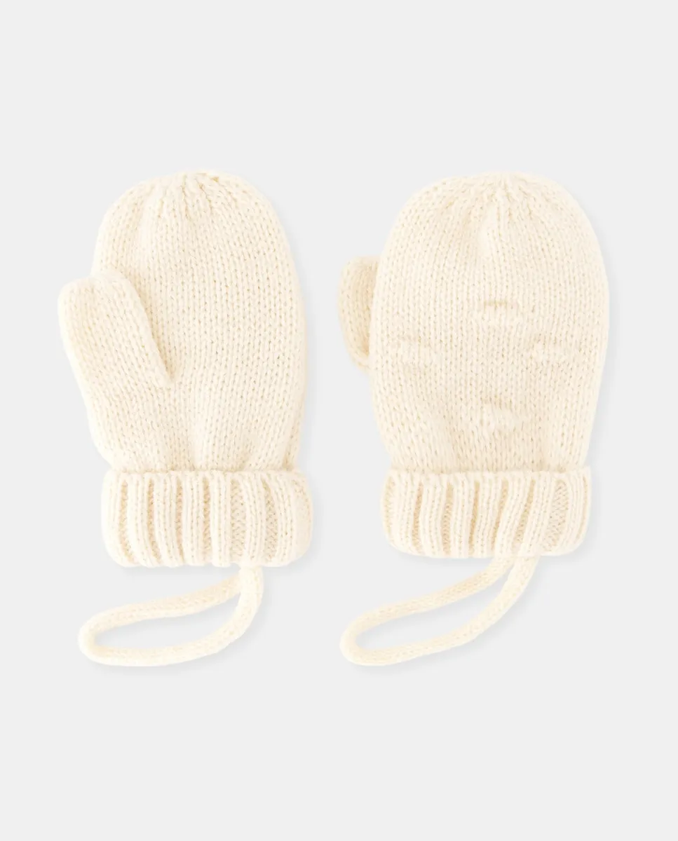 Варежки для младенца, связаны узором «рис» Baby El Corte Inglés, экрю
Варежки для младенца, связаны узором «рис» Baby El Corte Inglés, экрю