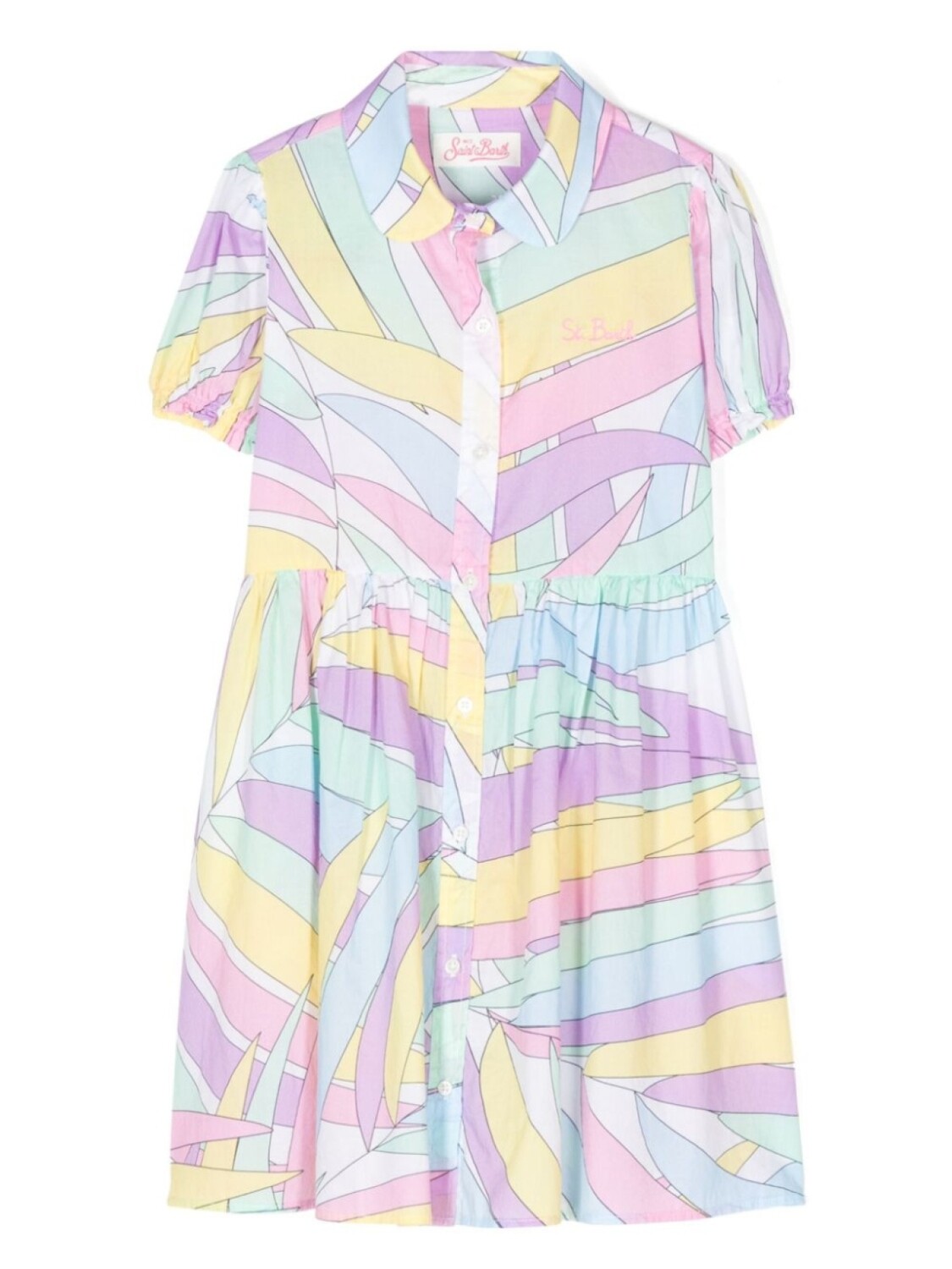 Платье в стиле колор-блок с вышитым логотипом MC2 Saint Barth Kids, розовый
Платье в стиле колор-блок с вышитым логотипом MC2 Saint Barth Kids, розовый