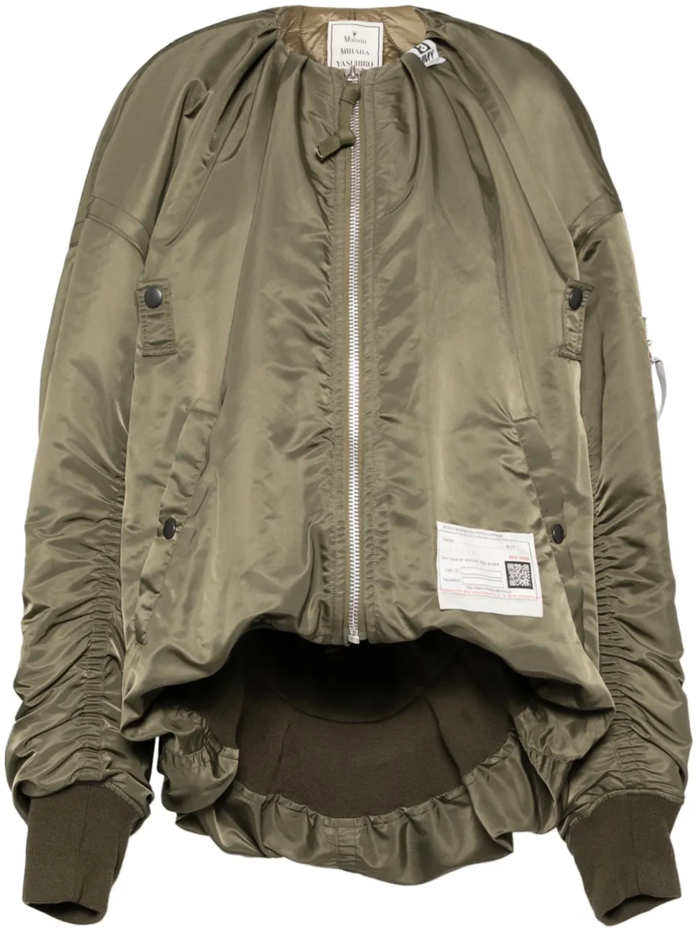 Бомбер с удлиненными рукавами Maison Mihara Yasuhiro, зеленый
Бомбер с удлиненными рукавами Maison Mihara Yasuhiro, зеленый