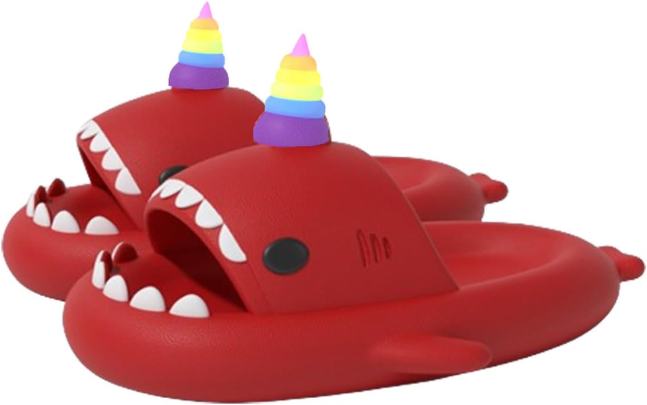 Сланцы Zureto Unicorn Shark, новые тапочки-акулы 2024 года, светящиеся в темноте, супер мягкий материал EVA, удобные сандалии
Сланцы Zureto Unicorn Shark, новые тапочки-акулы 2024 года, светящиеся в темноте, супер мягкий материал EVA, удобные сандалии