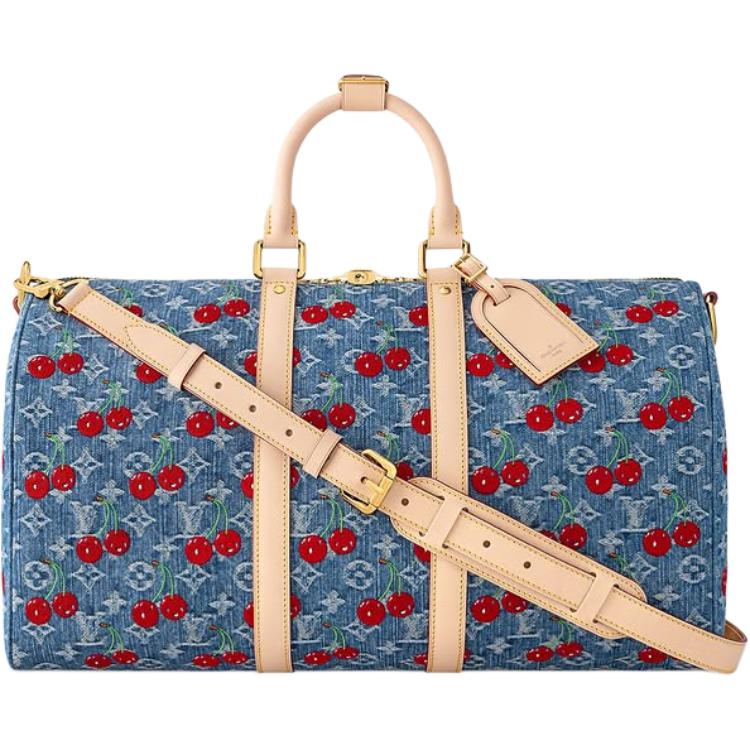 Сумка Takashi Murakami Cherry Keepall Bandouliere 45 джинсовая монограмма LOUIS VUITTON, Gift Set(Set+Box+Shopping Bag)
Сумка Takashi Murakami Cherry Keepall Bandouliere 45 джинсовая монограмма LOUIS VUITTON, Gift Set(Set+Box+Shopping Bag)