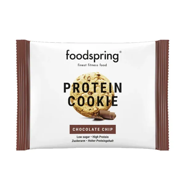 Протеиновое печенье Protein Cookie Chocolate Chip Foodspring, 50 g
Протеиновое печенье Protein Cookie Chocolate Chip Foodspring, 50 g