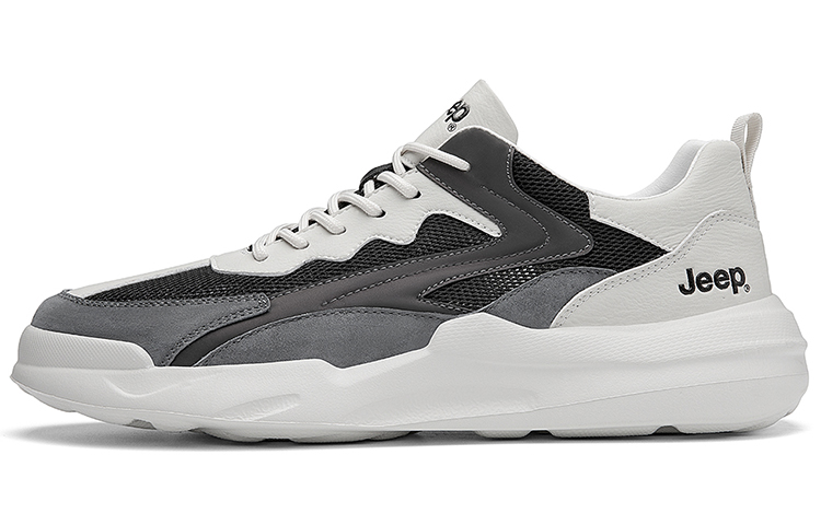 Jeep Дышащие мужские повседневные лоуферы бежево-черные, цвет Beige Black 
Jeep Дышащие мужские повседневные лоуферы бежево-черные, цвет Beige Black