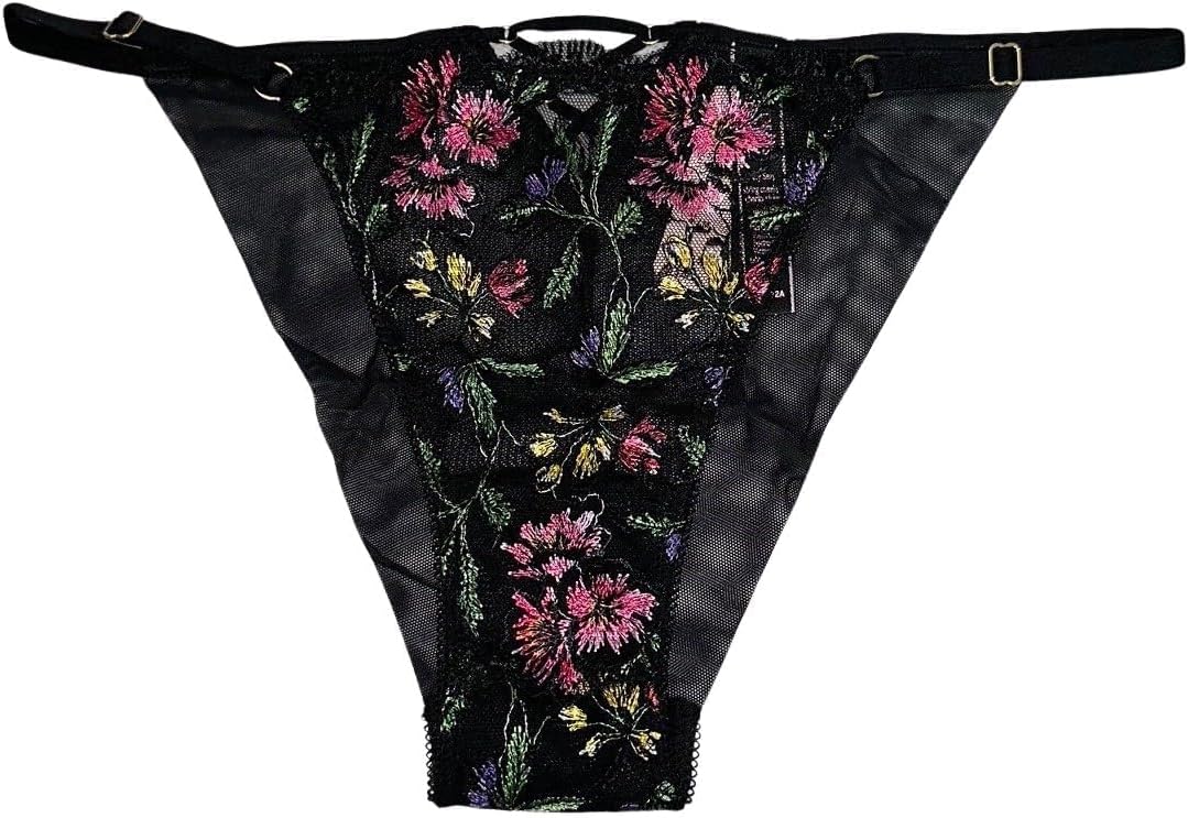Трусики-стринги Victoria's Secret с вышивкой, регулируемые, черные/разноцветные, новые, Multicolor/Black
Трусики-стринги Victoria's Secret с вышивкой, регулируемые, черные/разноцветные, новые, Multicolor/Black
