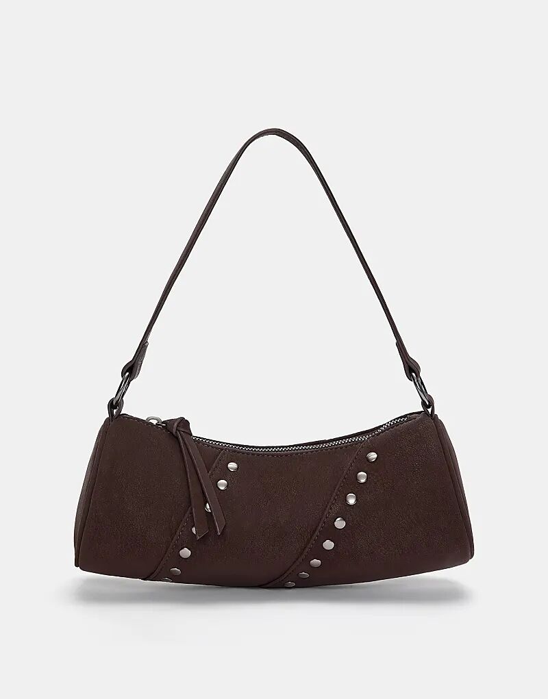 Сумка через плечо Pull&Bear с заклепками коричневого цвета
Сумка через плечо Pull&Bear с заклепками коричневого цвета