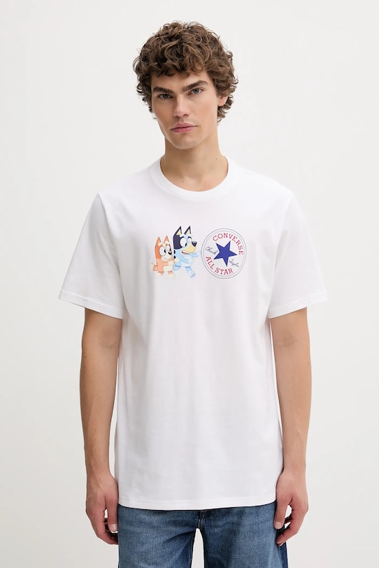 Футболка из хлопка BLUEY Converse, белый
Футболка из хлопка BLUEY Converse, белый