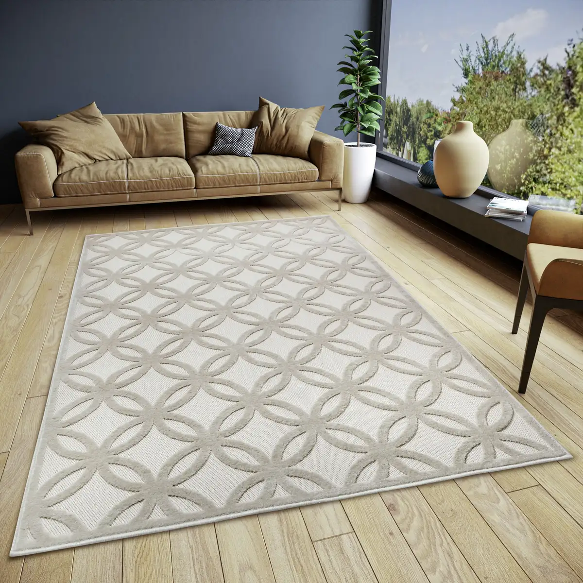 Ковер HANSE Home "Circle", прямоугольный, износостойкий, простой в уходе, прочный, внешний вид "высокий-низкий" 133х190 см, кремовый/бежевый
Ковер HANSE Home "Circle", прямоугольный, износостойкий, простой в уходе, прочный, внешний вид "высокий-низкий" 133х190 см, кремовый/бежевый