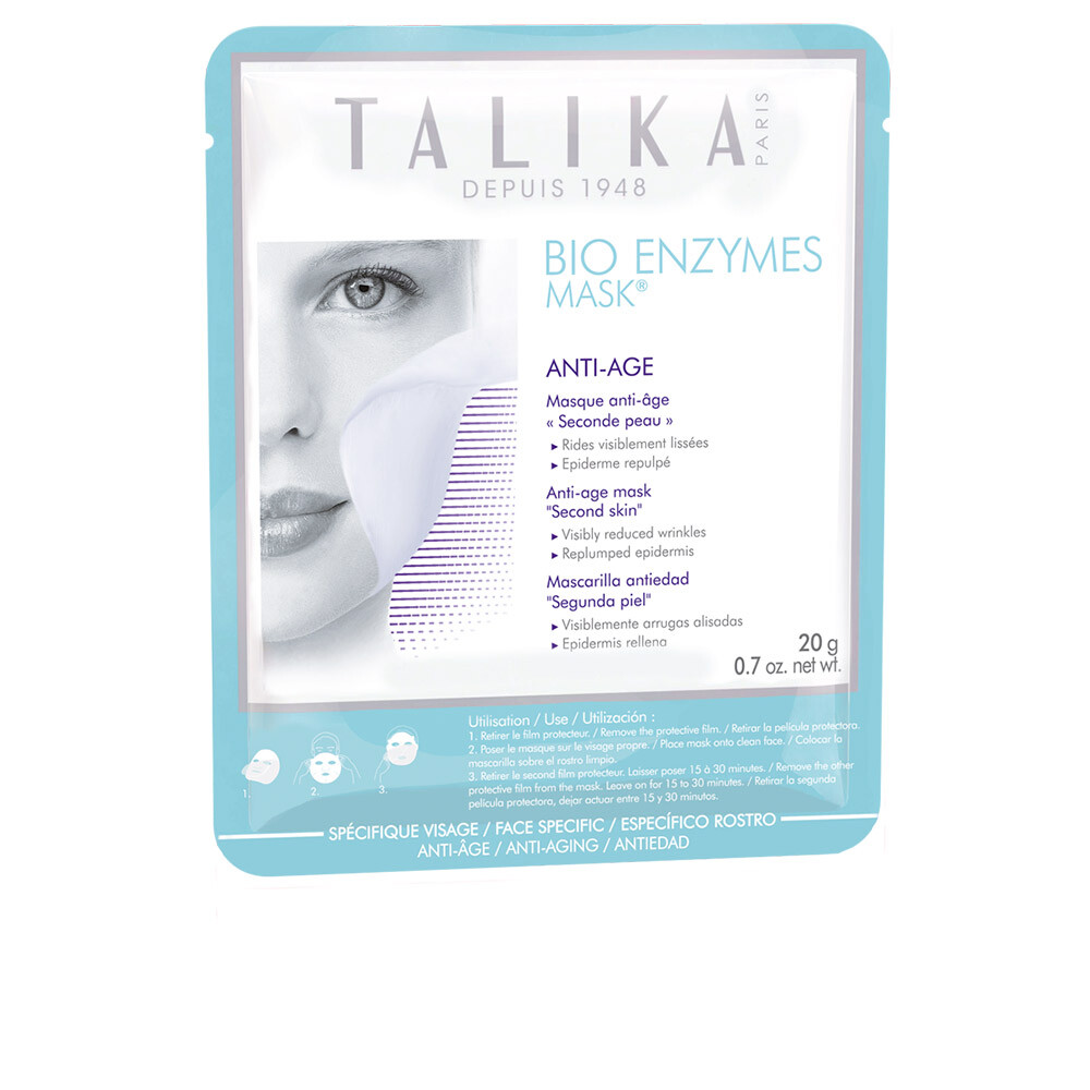 Маска для лица Bio enzymes anti aging mask Talika, 20 г
Маска для лица Bio enzymes anti aging mask Talika, 20 г