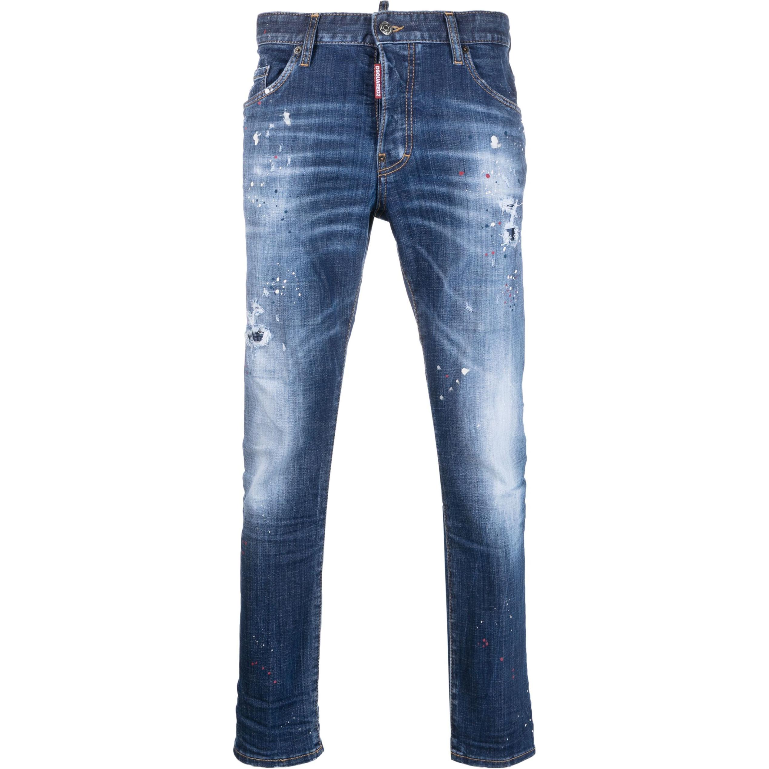 DSQUARED 2 Dsquared2 джинсы с эффектом брызг краски и потертостями
DSQUARED 2 Dsquared2 джинсы с эффектом брызг краски и потертостями