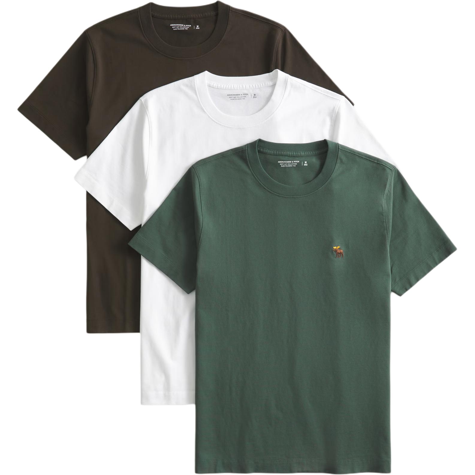 Футболка Men's Abercrombie&Fitch, 3 pack (коричневый+белый+зеленый)
Футболка Men's Abercrombie&Fitch, 3 pack (коричневый+белый+зеленый)