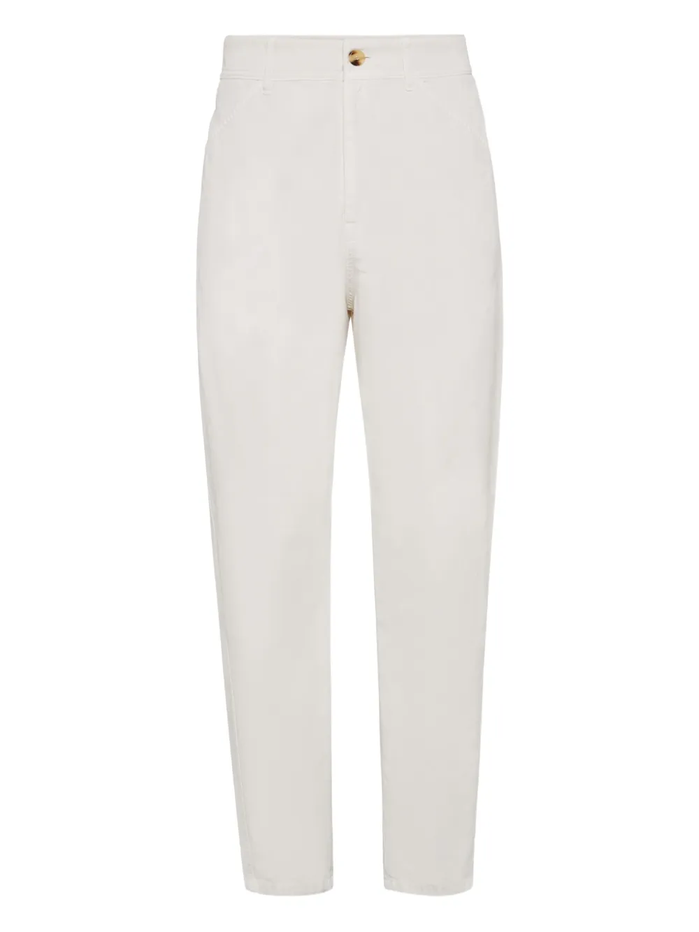 Габардиновые брюки с карманами Brunello Cucinelli, нейтральный
Габардиновые брюки с карманами Brunello Cucinelli, нейтральный