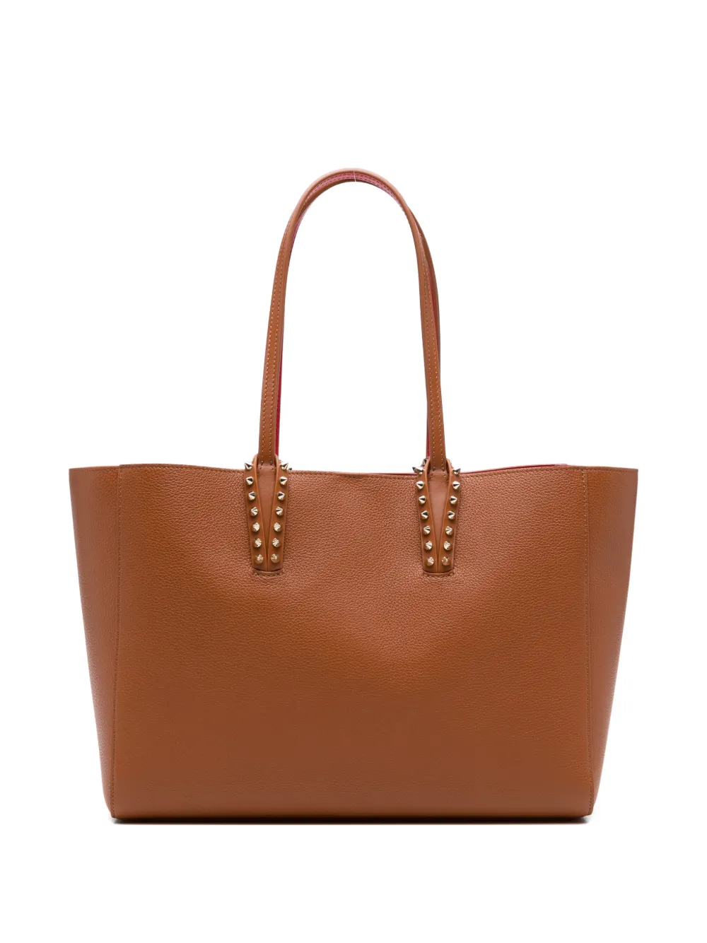 Маленькая сумка-тоут Cabata с заклепками Christian Louboutin, коричневый
Маленькая сумка-тоут Cabata с заклепками Christian Louboutin, коричневый