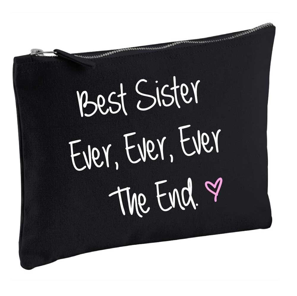 Черная косметичка Best Sister Ever Ever Ever The End 60 SECOND MAKEOVER, черный
Черная косметичка Best Sister Ever Ever Ever The End 60 SECOND MAKEOVER, черный