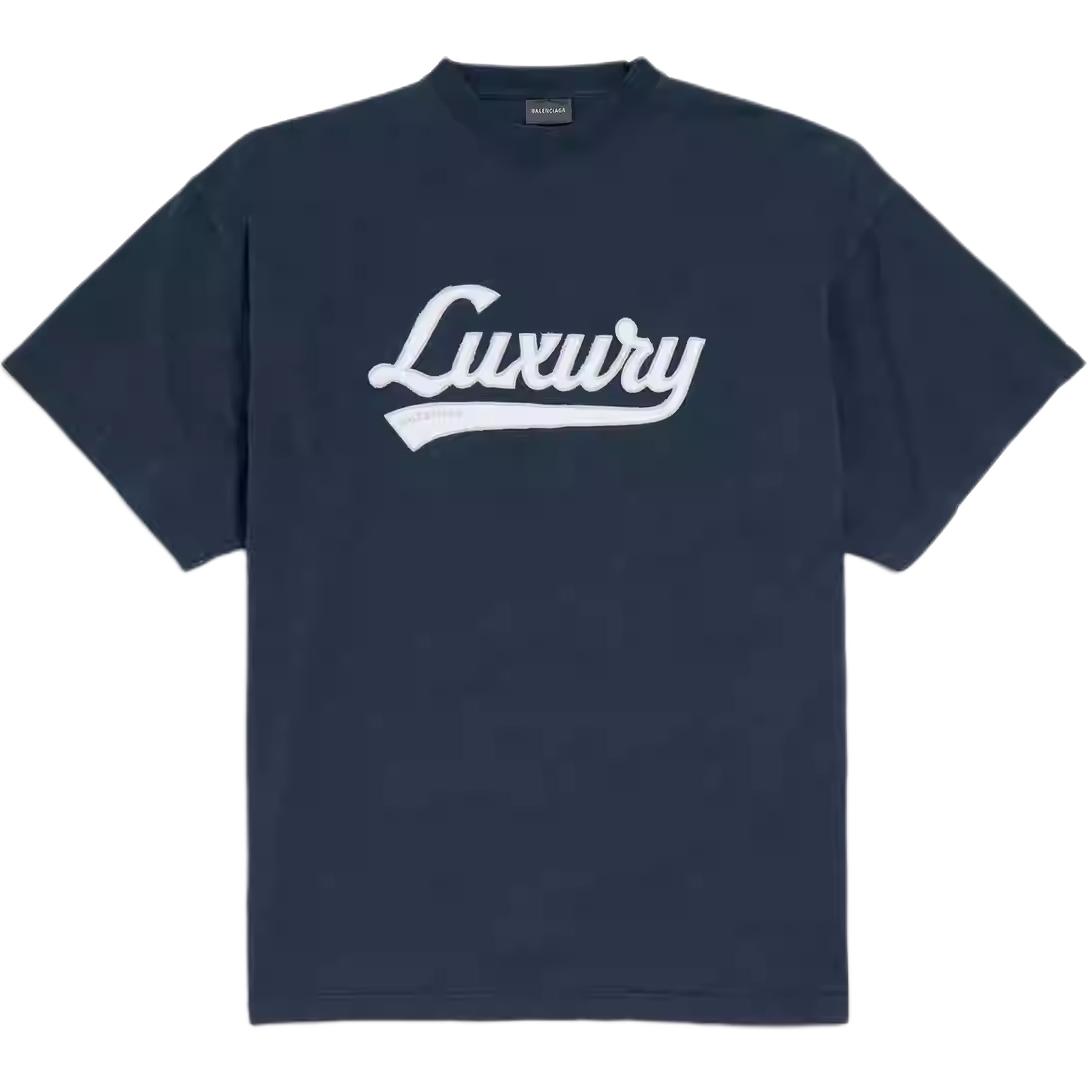 Футболка с вышивкой Balenciaga, синий
Футболка с вышивкой Balenciaga, синий