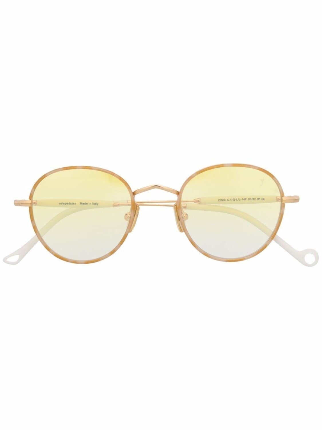 Солнцезащитные очки в круглой оправе Eyepetizer, желтый
Солнцезащитные очки в круглой оправе Eyepetizer, желтый