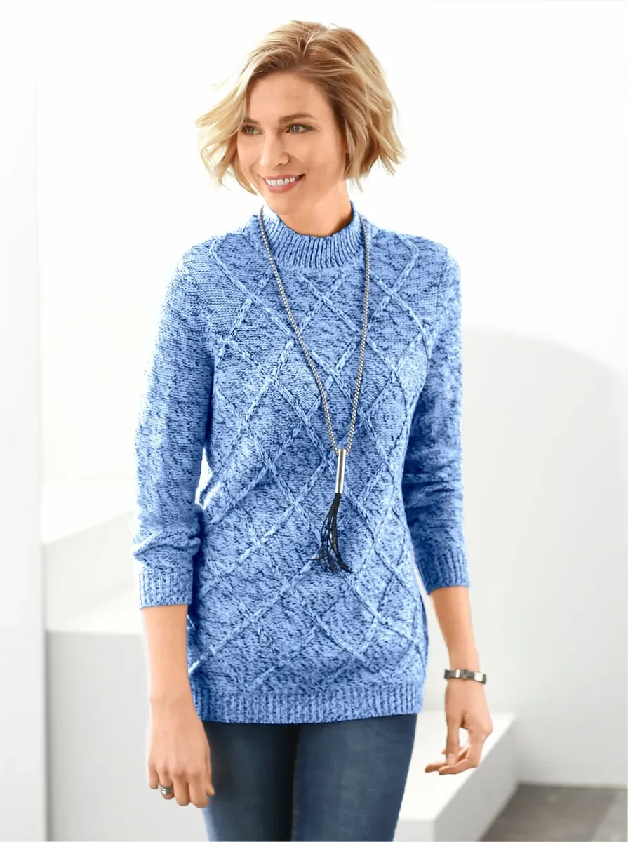 Свитер с воротником-стойкой "Пуловер" Classic Basics, синий
Свитер с воротником-стойкой "Пуловер" Classic Basics, синий