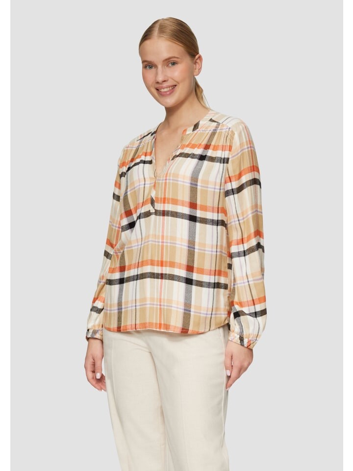 Блуза s.Oliver Bluse langarm, цвет Mehrfarbig-orange 
Блуза s.Oliver Bluse langarm, цвет Mehrfarbig-orange