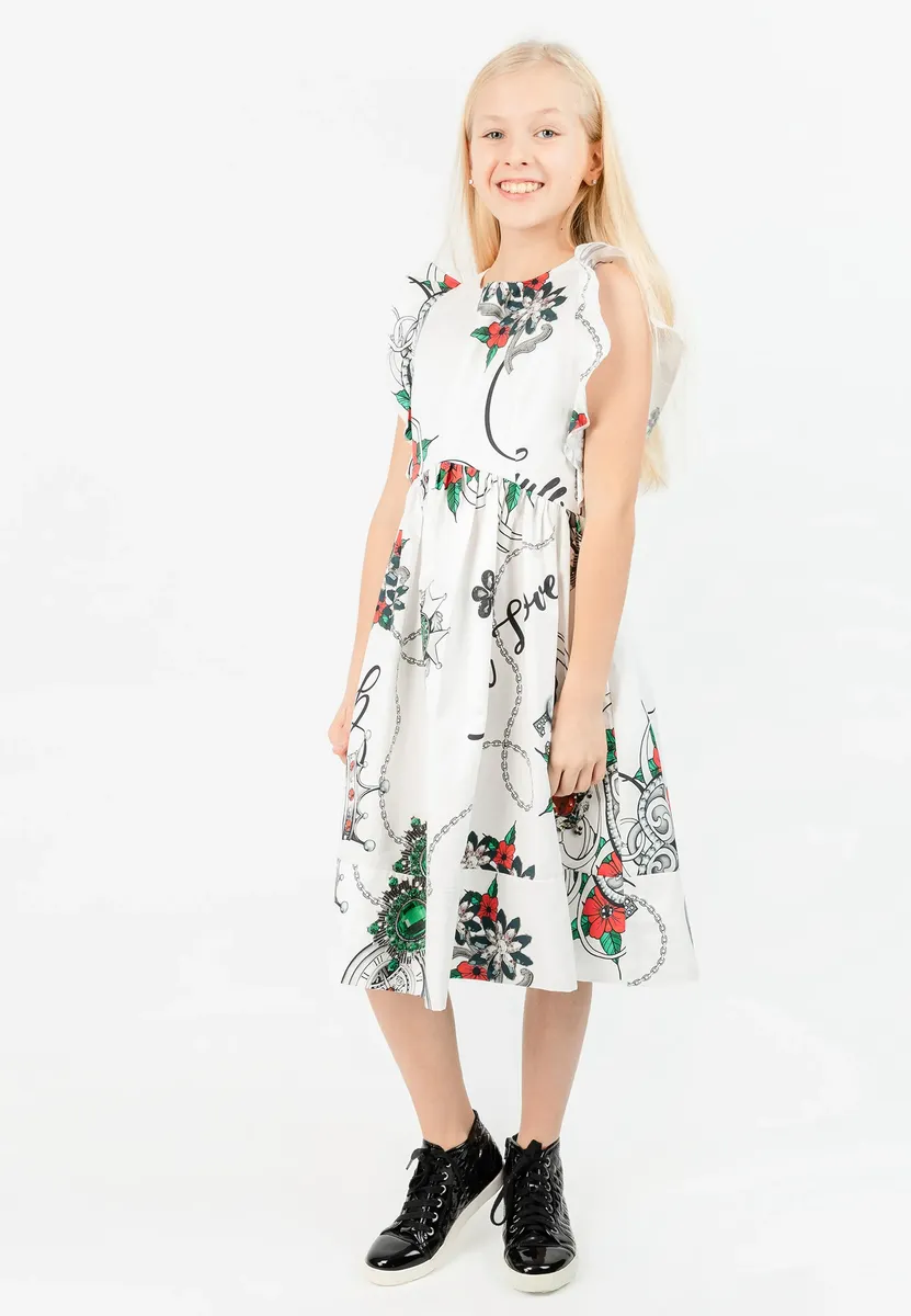 Платье А-силуэта Gulliver с модным узором, цвет Weiß-Mehrfarbig
Платье А-силуэта Gulliver с модным узором, цвет Weiß-Mehrfarbig