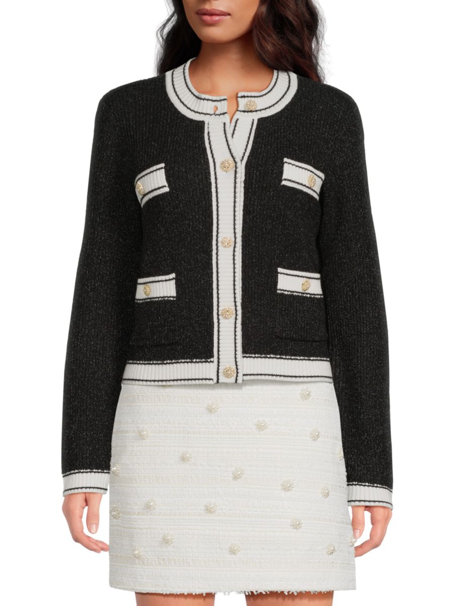 Кардиган с наконечниками Karl Lagerfeld Paris, цвет Black Soft White
Кардиган с наконечниками Karl Lagerfeld Paris, цвет Black Soft White