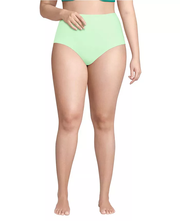 Женский корректирующий костюм с высокой талией и плавками бикини Lands' End, зеленый
Женский корректирующий костюм с высокой талией и плавками бикини Lands' End, зеленый