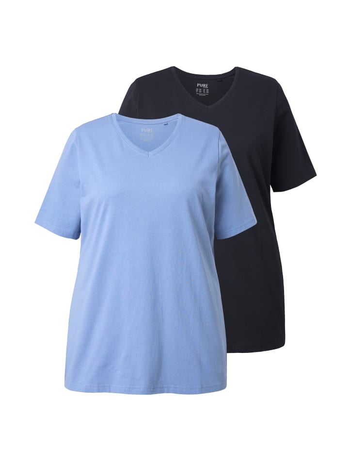 Рубашка светло-голубого цвета Ulla Popken
Рубашка светло-голубого цвета Ulla Popken