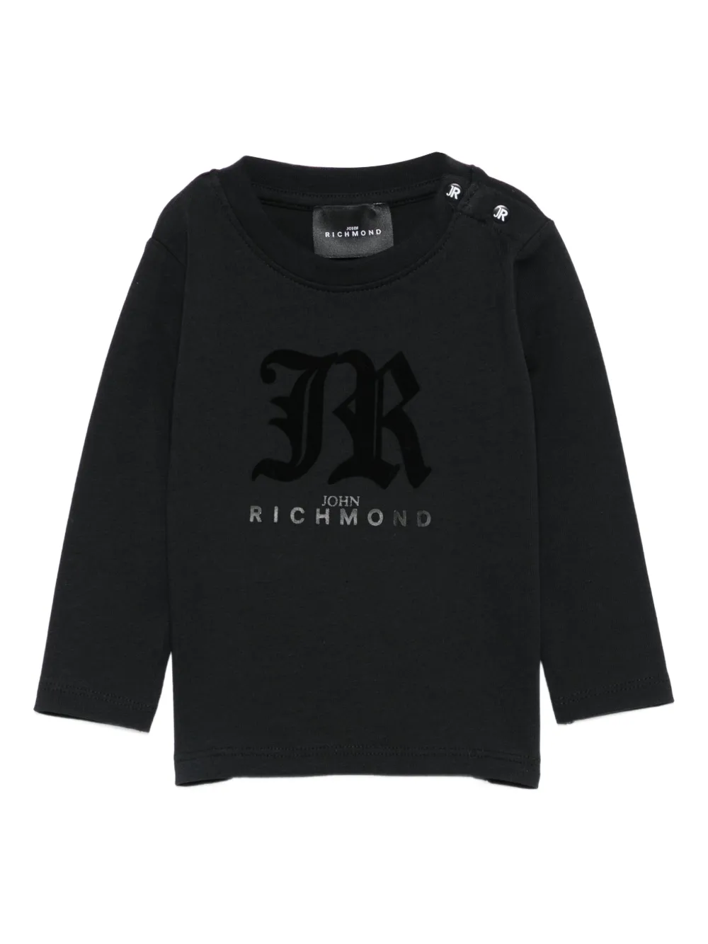 Лонгслив с логотипом John Richmond Junior, черный
Лонгслив с логотипом John Richmond Junior, черный