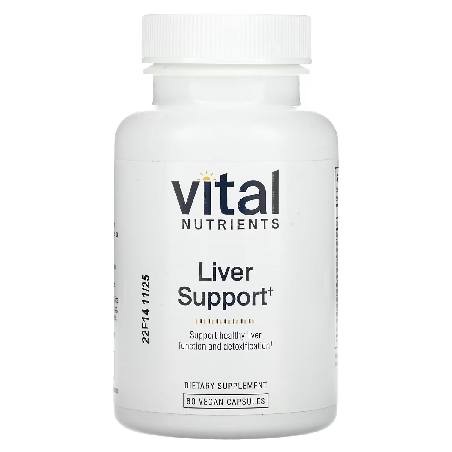 Добавка Vital Nutrients Liver Support, 60 капсул
Добавка Vital Nutrients Liver Support, 60 капсул