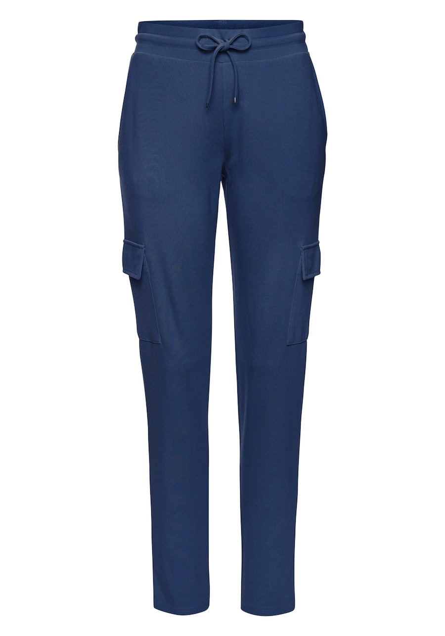 Обычные брюки-карго LASCANA, темно-синий
Обычные брюки-карго LASCANA, темно-синий