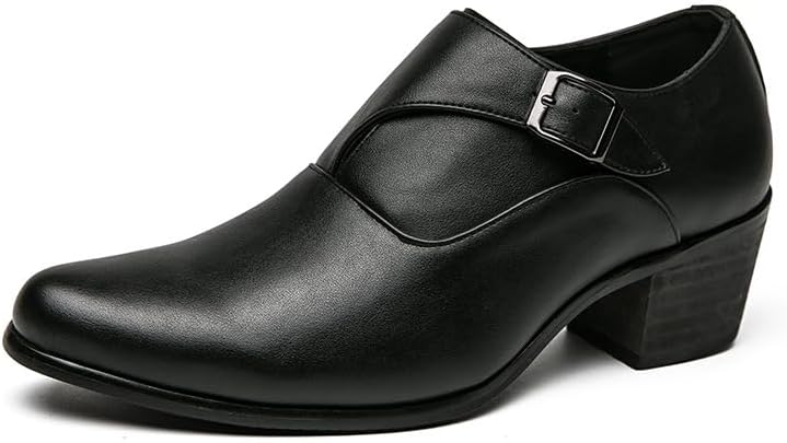 Мужские оксфорды с высокой кубинской шпилькой, пряжкой, заостренным носком и дизайном чукка для формального наряда Waolsu, черный
Мужские оксфорды с высокой кубинской шпилькой, пряжкой, заостренным носком и дизайном чукка для формального наряда Waolsu, черный