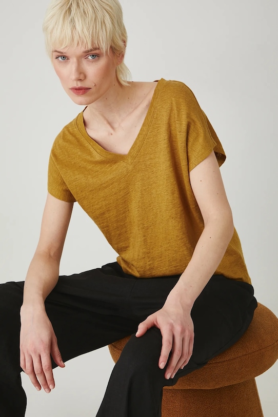 Льняная футболка Medicine, желтый
Льняная футболка Medicine, желтый