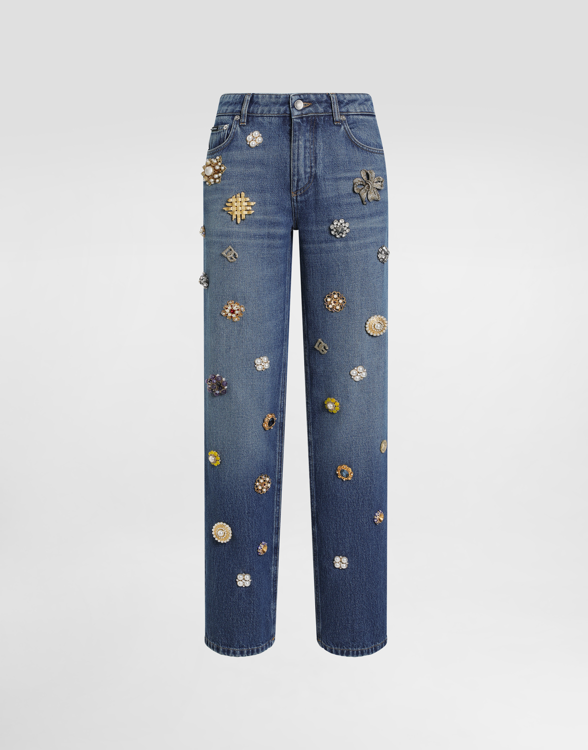 Джинсы с пятью карманами Dolce & Gabbana, мультиколор
Джинсы с пятью карманами Dolce & Gabbana, мультиколор