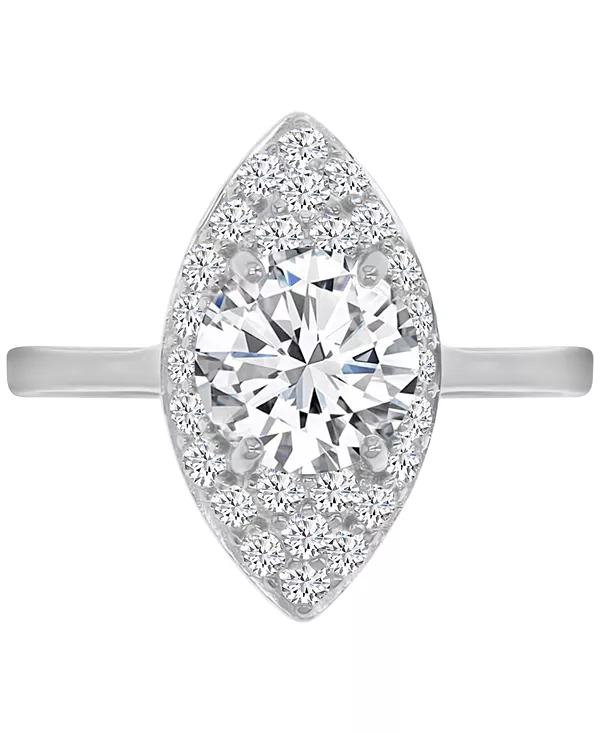 Кольцо с фианитами маркиза из стерлингового серебра Macy'S, white
Кольцо с фианитами маркиза из стерлингового серебра Macy'S, white