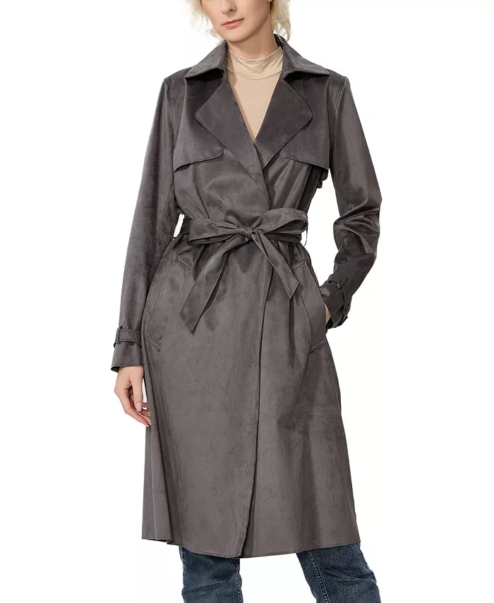 Женское длинное пальто кими + кай из искусственной замши Kimi + Kai, серый
Женское длинное пальто кими + кай из искусственной замши Kimi + Kai, серый