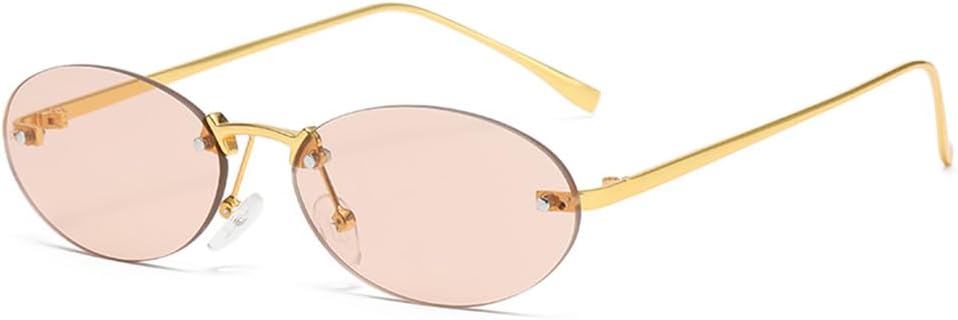 Овальные солнцезащитные очки без оправы в стиле панк, мужские солнцезащитные очки, очки для вождения, круглые металлические очки без оправы, женские очки с защитой от УФ-излучения UV400 KTUCN, Champagne
Овальные солнцезащитные очки без оправы в стиле панк, мужские солнцезащитные очки, очки для вождения, круглые металлические очки без оправы, женские очки с защитой от УФ-излучения UV400 KTUCN, Champagne