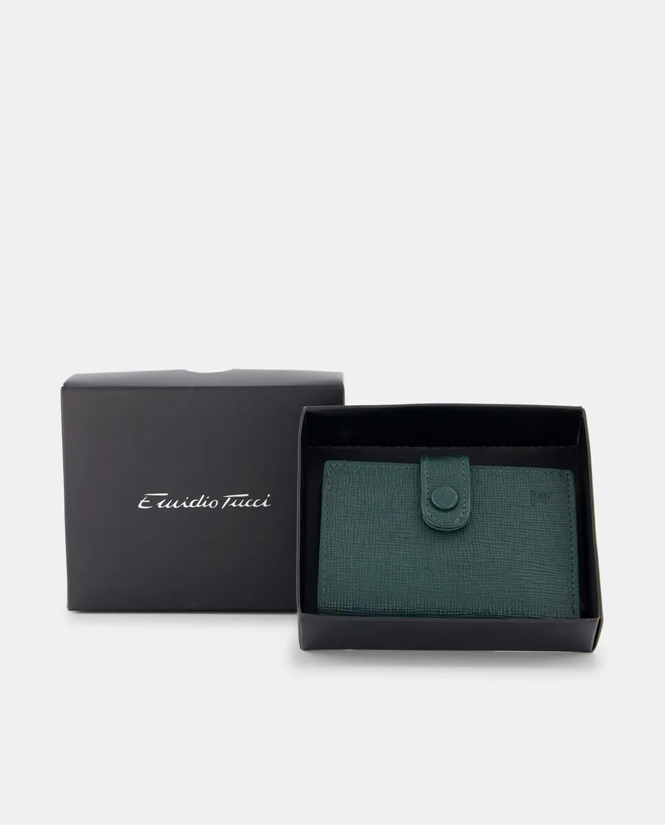 Вертикальный кошелек для карт из сафьяновой кожи Emidio Tucci, темно-зеленый
Вертикальный кошелек для карт из сафьяновой кожи Emidio Tucci, темно-зеленый
