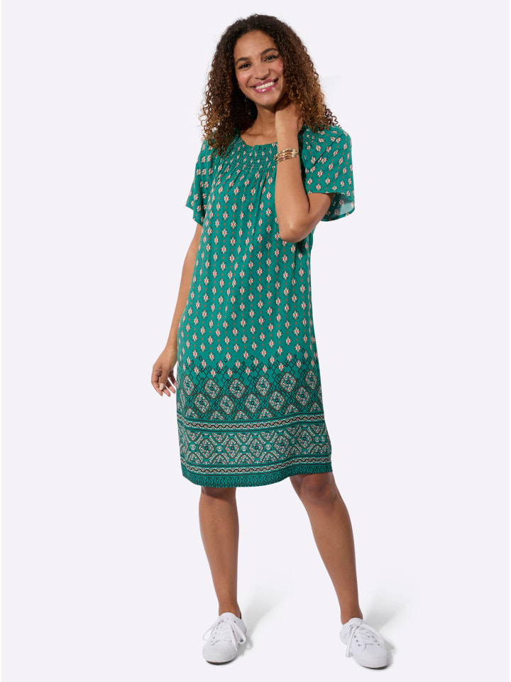 Платье с принтом зеленого цвета WITT WEIDEN
Платье с принтом зеленого цвета WITT WEIDEN