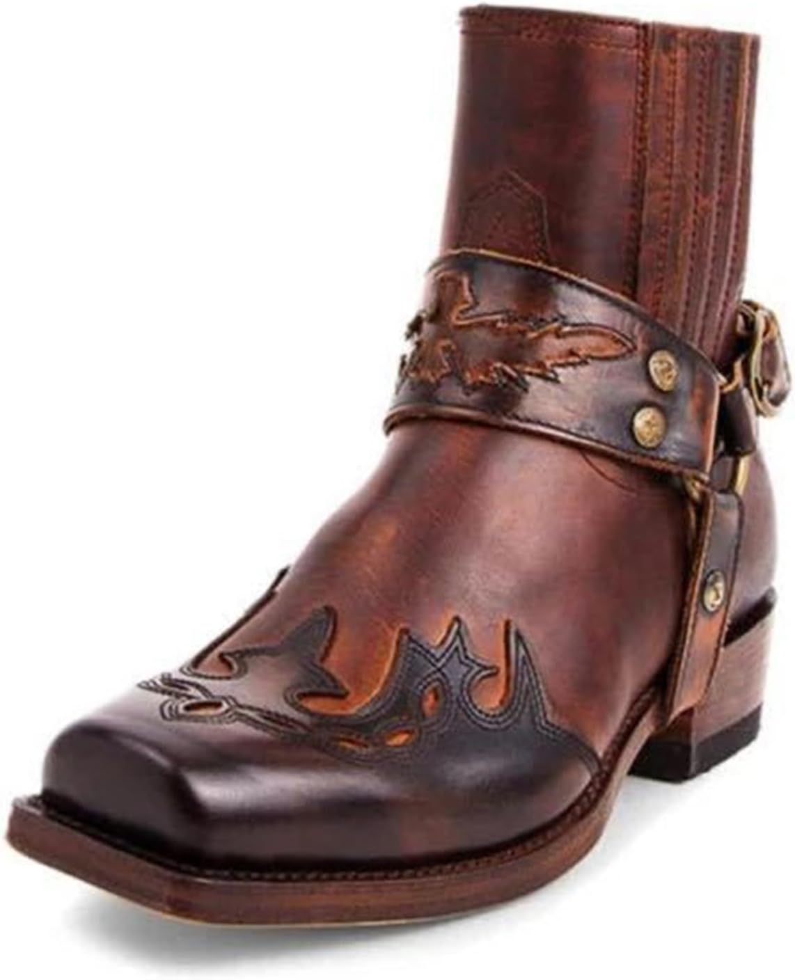 Мужские и женские короткие ботинки на мягкой подошве с квадратным носком, низким каблуком из кожи, износостойкие, модные ретро-классические ботинки для весны и осени (Цвет: темно-коричневый, Размер: 9,5 женский / 8 мужской) Dhaey
Мужские и женские короткие ботинки на мягкой подошве с квадратным носком, низким каблуком из кожи, износостойкие, модные ретро-классические ботинки для весны и осени (Цвет: темно-коричневый, Размер: 9,5 женский / 8 мужской) Dhaey