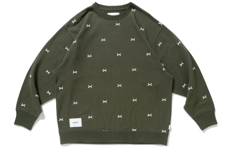 Джемпер с вышивкой crossbone WTAPS, зеленый
Джемпер с вышивкой crossbone WTAPS, зеленый
